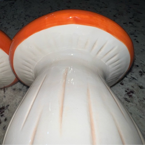 Set of 3 JOANN Place & Time 6.5" Fall Ceramic Mushrooms - Picture 6 of 7